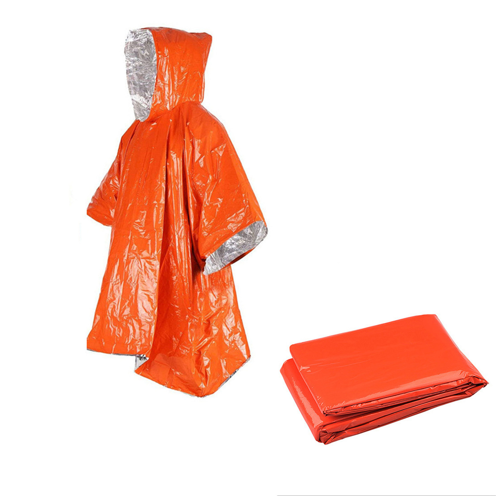 Emergency Poncho Rain - Аварийное одноразовое пончо от дождя из
