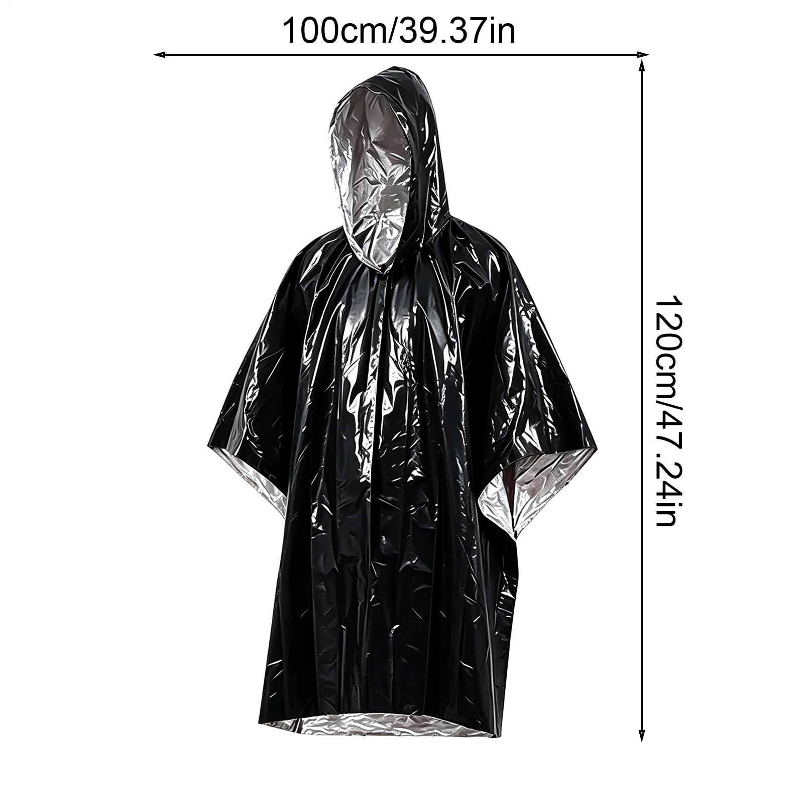 1 шт. Водонепроницаемая пленка – обзор и цена Emergency Poncho Rain